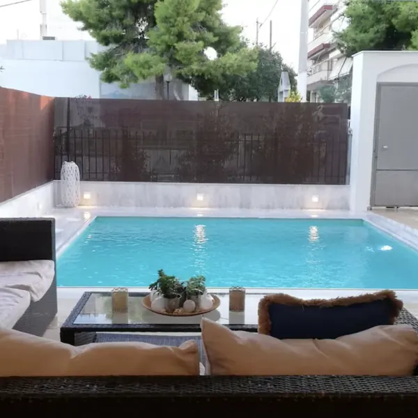 Pool terrace in Athens